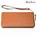 Oren Stone RFID Blocking Synthetic Leather Wallet for Women- Classic Long Clutch, Card Holder Purse Excellent Credit Card Protector