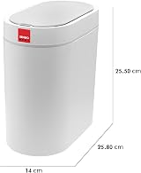 5 Litre Auto Sensor Dust Bin White Grey Trim 2 Year Guarantee view 9
