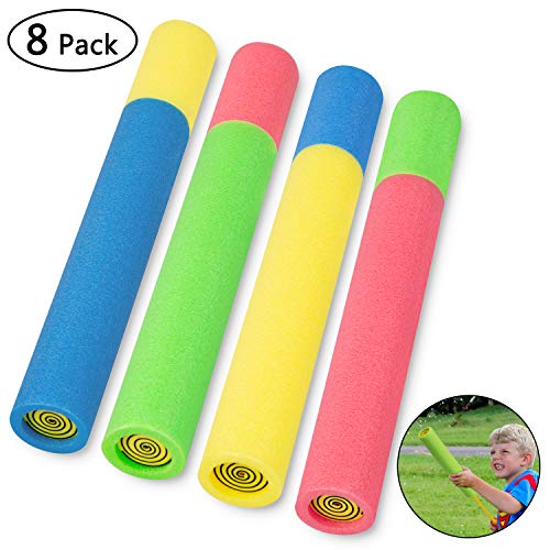 8 Packs Water Guns Pool Party Games - Super Soaker Blaster Shooter Swimming Outdoor Supplies Toys for Kids Adults - Thumbnail 7