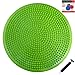 AppleRound Inflated Wobble Cushion with Hand Pump, Air Stability Board (Extra Thick), Core Balance Disc for Adults, Sensory Wiggle Seat for Kids, Flexible Seating for All Age, 13.5in / 34cm Diameter