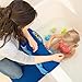 Bath Kneeler and Elbow Rest with Faucet Spout Cover (3pc) Baby Bath Kneeling Pad Mat Extra Thick for Baby Bathtub. Bathroom Tub Bathing Elbow Pad and Knee Cushion for Infant Toy and Baby Accessories
