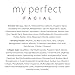 My Perfect Facial – Travel Size Skin Care Set | At-Home Anti-Aging Treatment | Instant Face Lift, Firming & Toning | Reduces Fine Lines, Wrinkles, Pores & Skin Discoloration (5 Treatments)
