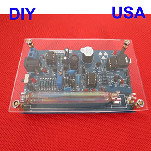 JIAN YA NA US Assembled DIY Geiger Counter Kit Nuclear Radiation Detector Arduino Tube - Thumbnail 4