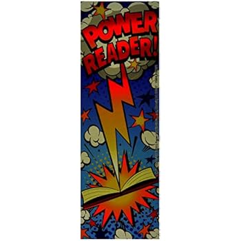 Eureka Super Class Bookmarks, Set of 36, Power Reader