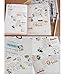 Marrywindix Tech 6 Sheets Decorative Scrapbooking Craft Sticker Diary Album Sticker Adhesive, Model: MK 6012, Office Shop