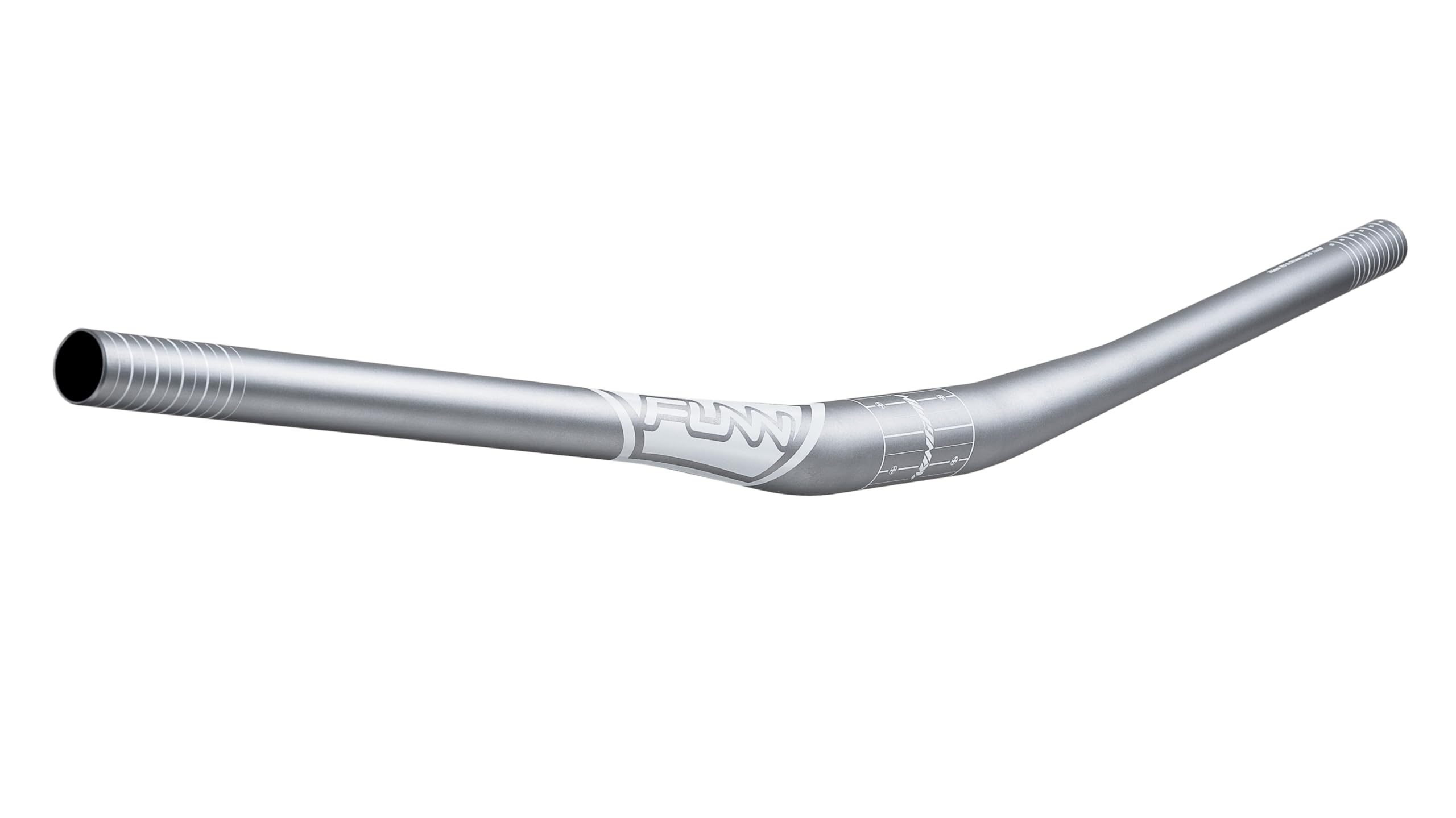 Funn Kingpin Mountain Bike Handlebar with Bar Clamp 31.8mm and Width 785mm, Tough and Lightweight Alloy Riser Handlebar for MTB, BMX and Road Bike, Rise 15mm MTB Handlebar (Gray) โ image 1