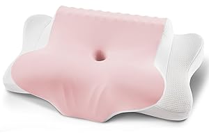 FAIORD Cervical Pillow for Neck Pain Relief - Cooling Ergonomic Dual-Sided Orthopedic Neck Pillow with Ice Silk Pillowcase, Breathable Memory Foam Contour Pillow for Side, Back, Stomach Sleepers