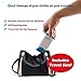 Auxiwa Pet Fur & Lint Remover with Self-Cleaning Brush for Dog Cat Pets Removes Hair from Clothes & Furniture Travel Size