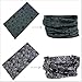 VANCROWN Headband Neck Gaiter Head Wrap Headwear Face Mask Magic Scarf Bandana for Men and Women (9PC.Skeletons Series)