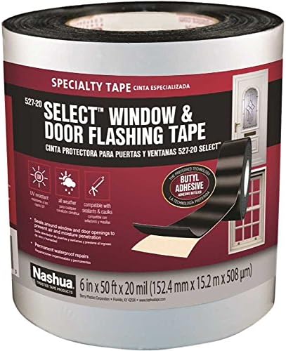 NASHUA TAPE 6 in. x 50 ft. Select Window and Door Flashing Tape