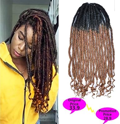 Msbelle 6 Packs Lot Crochet Goddess Locs Braids Straight Hair With