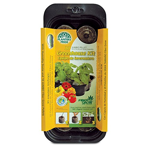 Planters Pride Rzg00100 10 Grow Pellets Greenhouse Kit