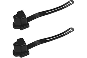 KUQUTIDY 2PCS 3 Prong Outdoor Extension Cord Plug Waterproof Protector Covers, Electrical Cord Ends Plug Safety Caps for Engine Block Heater Cords, Socket Power Boots Protective for 120 Volt Plugs