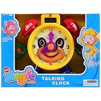 AZ Trading & Import LTC75E Tell The Time Electronic Learning Teach Time Clock Educational Toy for Kids