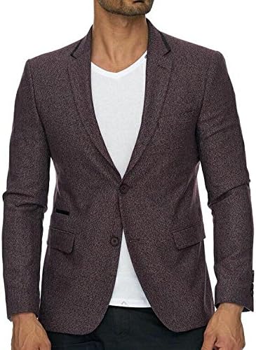 テーラードジャケット メンズ 二つボタン ブレザー ボルドー エンジ 2ボタン ビジネス ジャケパン 58 ｘｘｘｘｌ コート ジャケット 通販 Amazon