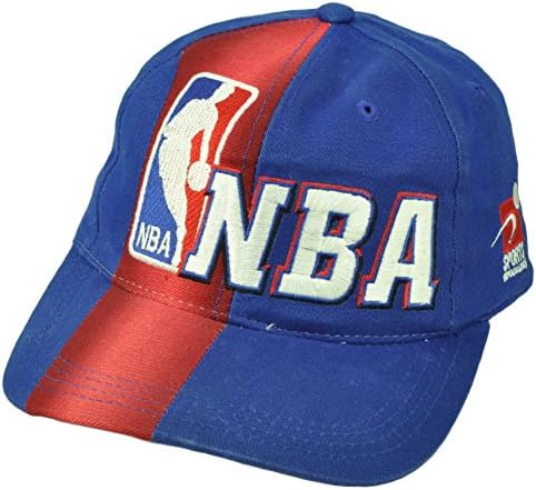 National Basketball Association NBA Blue Red Hat Cap Snapback Dead Stock Vintage