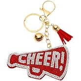 Popfizzy Rhinestone Keychains for Women and Girls, Bling Purse Charms, Birthday Gifts for Her, Backpack Accessory, Bag Charms