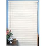 Achim Home Furnishings 1-Inch Wide Window Blinds, 23 by 64-Inch, White