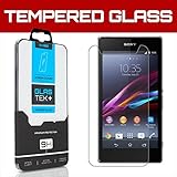 SOJITEK Sony Xperia Z1 i1 Honami C906 Z1S C6916 Premium Ballistic Tempered Glass Screen Protector with High Definition (HD) Ultra Clear 99.99% Clarity and Touchscreen Accuracy Smart Film