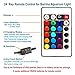 Barrina 48inch Aquarium Hood Lighting Color Changing Remote Controlled Dimmable RGB LED Light for Aquarium Fish Tank for Fresh and Salt Water with Extendable Bracket, 45 to 50 Inches, 4FT