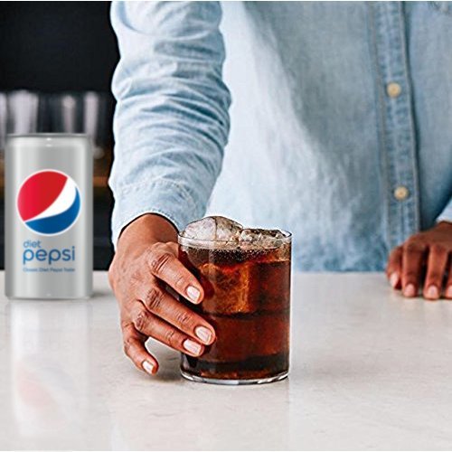 DIET PEPSI MINI CANS, 7.5 OUNCE, 6 COUNT