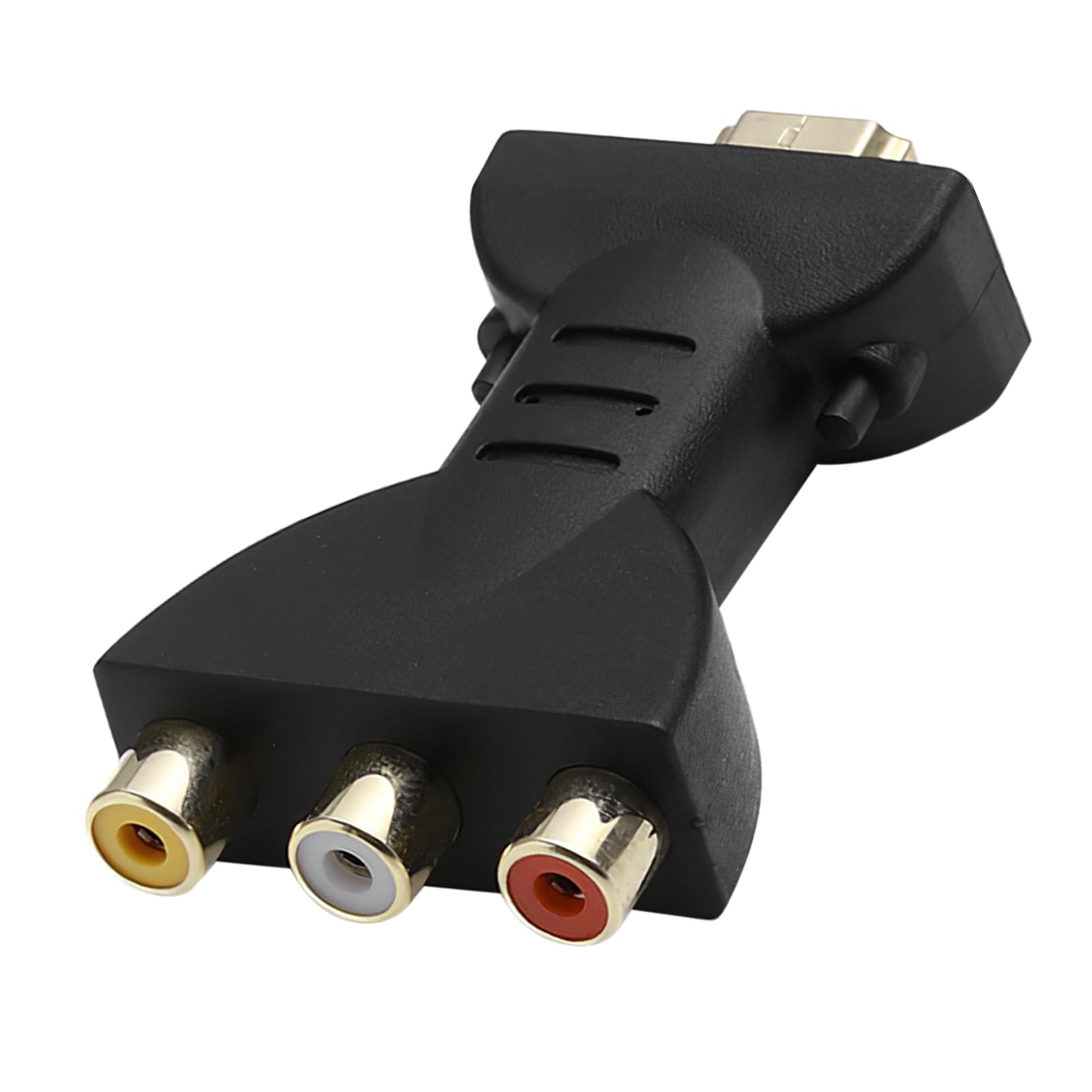 RGB to HDMI Adapter, 1080P RCA to HDMI Converter, AV to HDMI Component Video Audio Connector Gold Plated Interface, Plug & Play, Universal Compatibility for TV Laptop Xbox PS3 DVD Durable & Compact