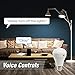 Fox&Summit FS-LB100 LED Light Bulb, Dimmable, Multi-Color, WiFi Enabled Smart Light Compatible with Alexa and Google Assistant, No Hub Required