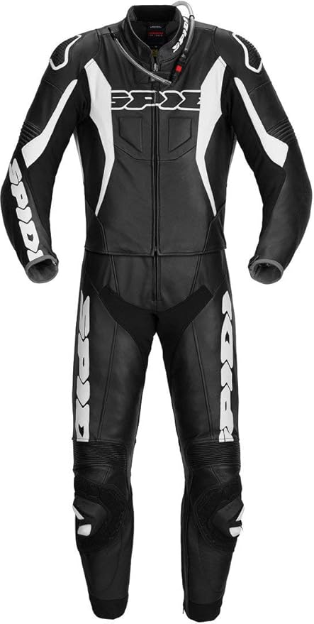 Motorcycle Clothing Riding Suits Warrior Motorcycle Motorbike Cowhide Leather One Piece Suit Black Black White Warrencoalition Org