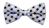Scott Allan Mens Silk Checkered Bow Tie