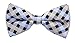 Scott Allan Mens Silk Checkered Bow Tie