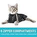 Cat Grooming Bag - SMALL, cat restraint bag + FREE Cat Muzzle by, Downtown Pet Supply