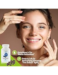 Glutato liposomal optimizado de 500 mg sin grasa y sin grasa de Setria Reduced con complejo de PC...