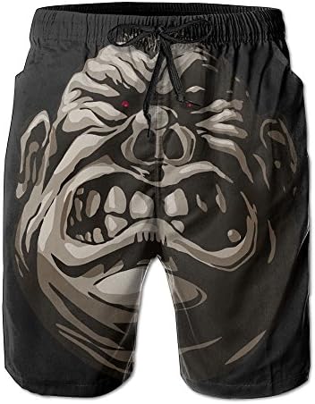 Cartoon Devil Nice Player Beach Pants 8.82oz Good Elasticity