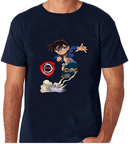 Men's Renders Detective Conan Short T-shirt S Navy