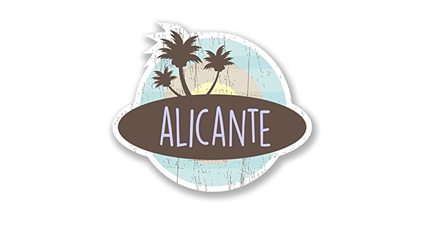 2 x Alicante España vinilo adhesivo de vinilo para portátil ...