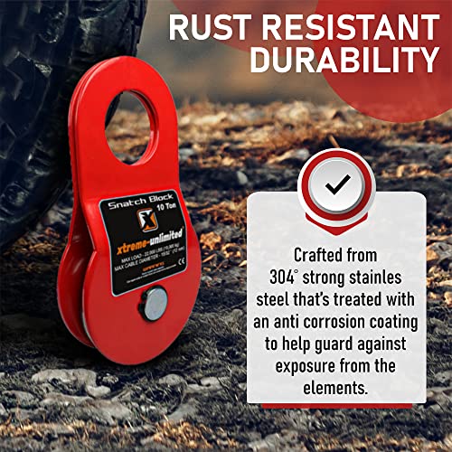 10 Ton Snatch Block for Winches Offroad Recovery Kit Accessories