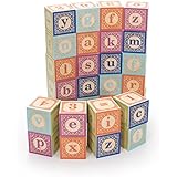 Uncle Goose Classic Lowercase ABC Blocks - Made in USA