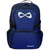Nfinity Sparkle Cheer Backpack - Lightweight Backpack Durable Storage Bag | Adjustable Straps for Comfort, Spacious Compartments, Durable Build and Strong Zippers, Ideal for Training &amp; Travel backpack