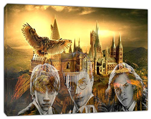Harry Potter Movie Picture Photo Print On Framed Canvas Wall Art Home Decoration 34 X 24inch 18mm Depth