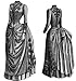 1887 Cheviot Dress with Braid Trimming Pattern