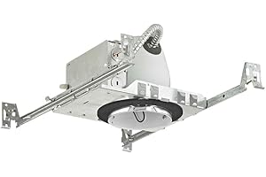 DOLAN DESIGNS 4-Inch New Construction LED Recessed Can Light IC & Airtight Flat Ceiling