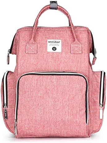 Maternity Diaper Bag, Double Shoulder Mommy Bag Large Waterproof Backpack