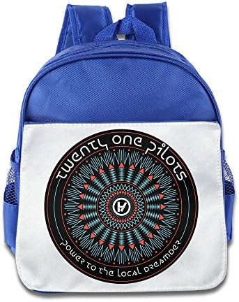 Jade Custom Personalized Musical Duo Band CIRLCLE LOGO Kids School Bag For 1-6 Years Old RoyalBlue