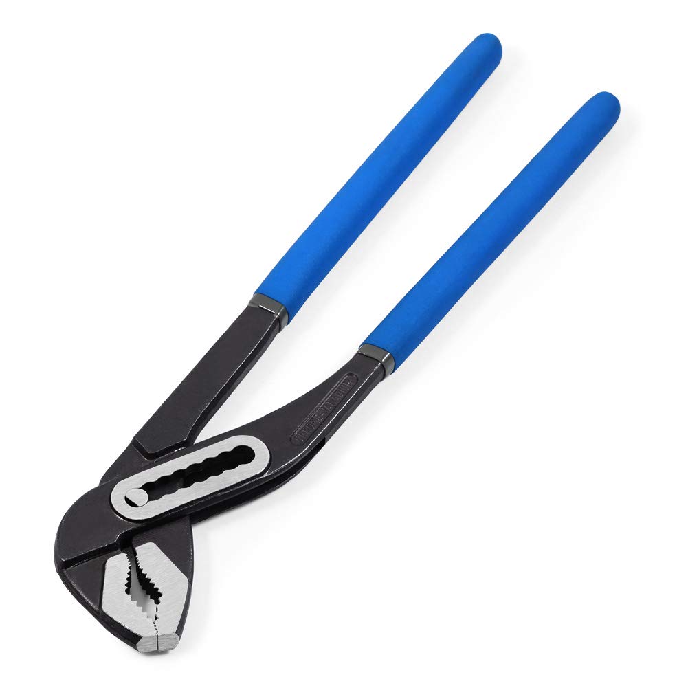 LEONTOOL Water Pump Pliers 12 Inches Tongue and Groove Pliers V Jaw Adjustable Plumbing Pliers Heavy Duty Industrial Maintenance Tool