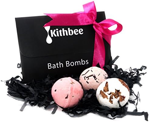 Natural Bath Bombs Gift Set of 6 with Cocoa and Shea Butter,Bath Balls for Dry Skin,Coffee Flower Lovers,Gift for Women,Luxury Beauty for Dry Skin, New Mom,Kids,Bridesmaid,Gift Idea for Her, Home