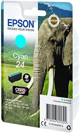 Epson 24 Cyan Elephant Claria Photo HD Ink Cartridge EPSON T2422 Printer view 3