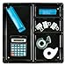 mDesign Square Plastic Office Desktop and Drawer Storage Organizer Tray Holder for Office Supplies, Gel Pens, Pencils, Markers, Tape, Erasers, Paperclips, Staplers - 2.25