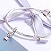 MICHIKO Pink Enamel Charm Bracelets for Girls Apply To Pandora Necklaces Jewelry Birthday Gifts