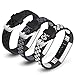iHillon Fitbit Alta (HR) Bands, 3-Pack Two-Toned Breathable Sport Strap Metal Buckle Fitbit Alta/Alta Hr Women Men, Small Large