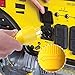 Snowy Fox 18 Inch RV Generator Adapter with Grip Handle - 30 Amp 4 Prong Locking Male Plug to 50 Amp Female Connector for RV Trailer Camper - STW 10/4 Power Cord